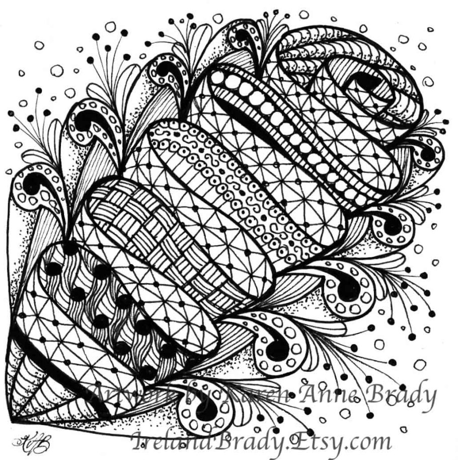 Дудлинг узоры машины