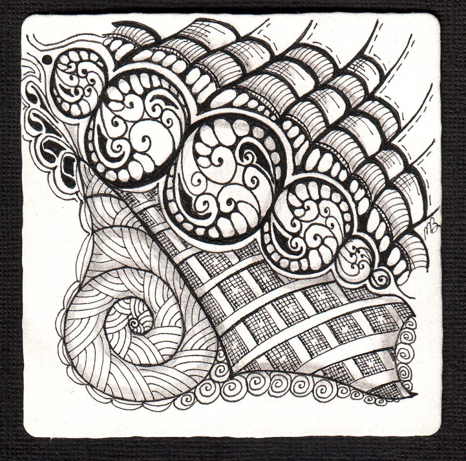 Зентангл огонь