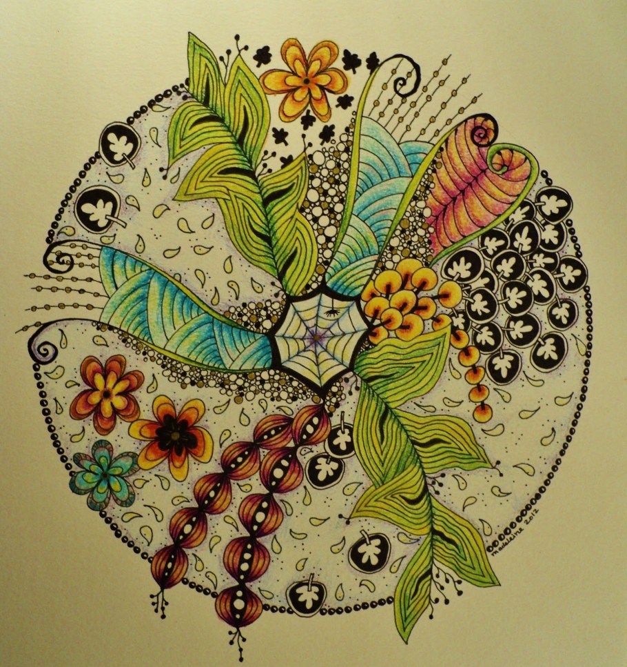 Флора Зентангл