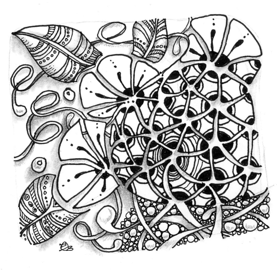 Зентангл Весна