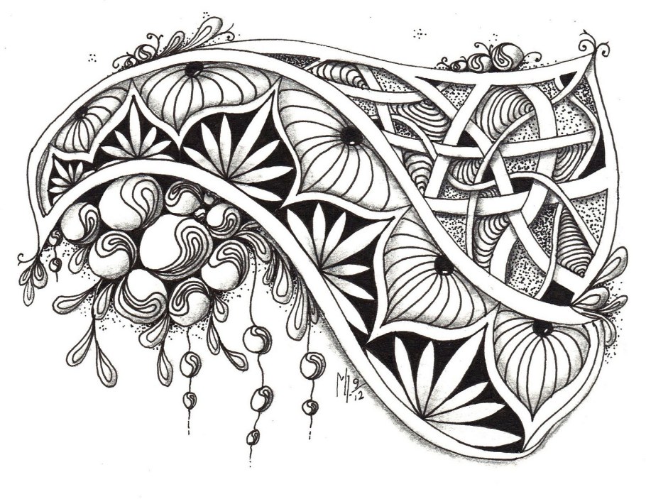 Зентаглы и узоры к ним