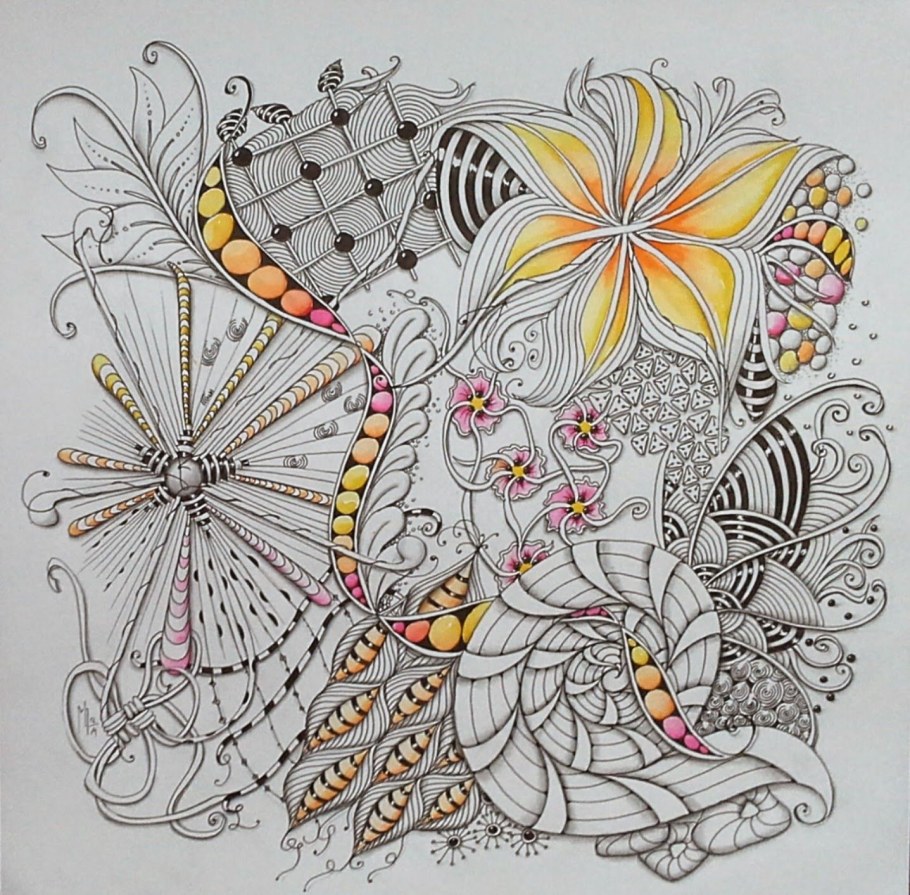 Юлия Фолькман Зентангл