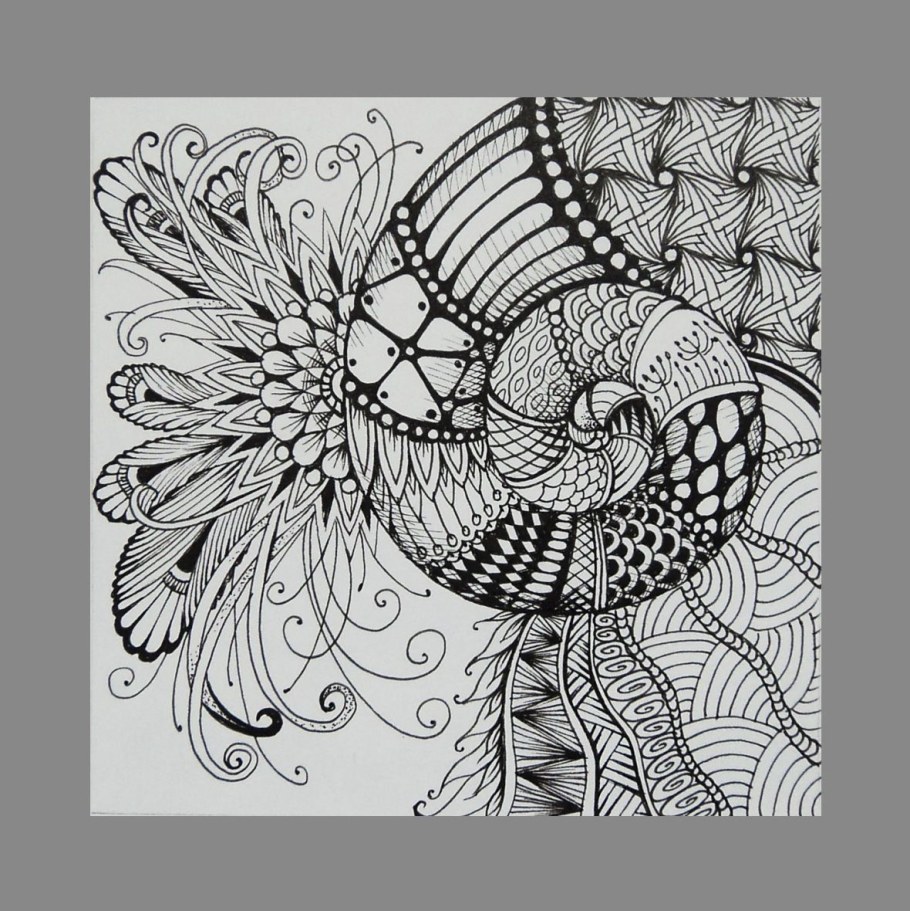 Коллекция рисунков Зентангл