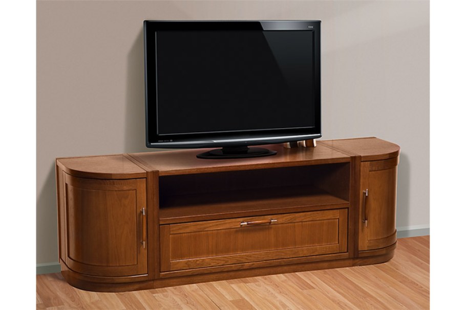 Тумба под телевизор с закругленными углами