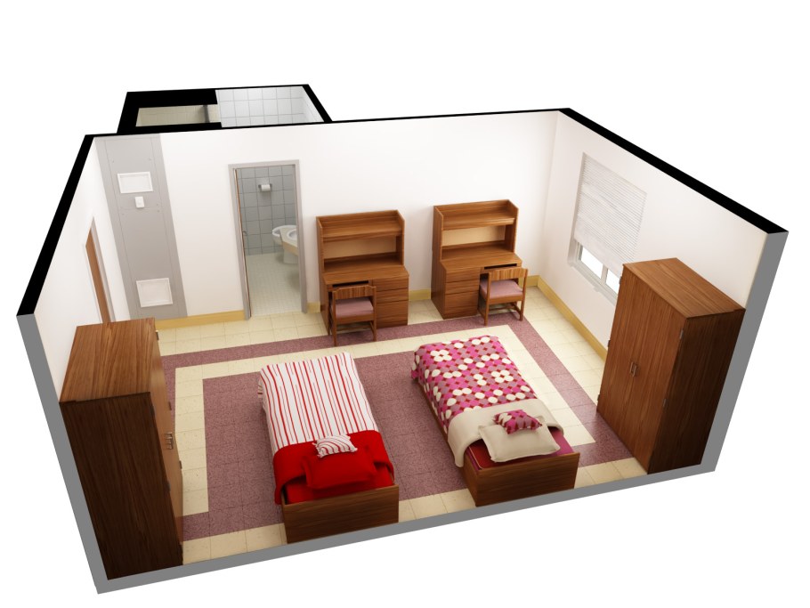 3д планировка комнаты