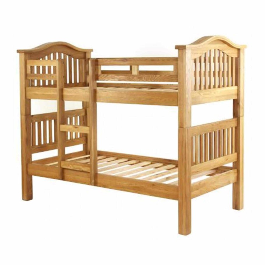 Дубовая кровать двухэтажная