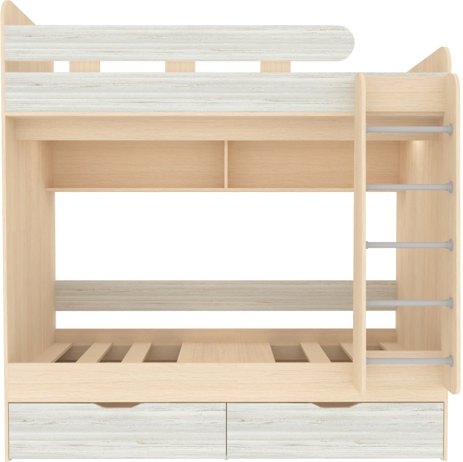 Лазурит сборка двухъярусной кровати Герда