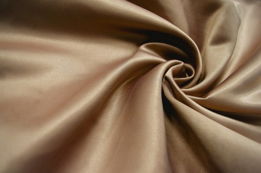 Атлас стрейч капучино