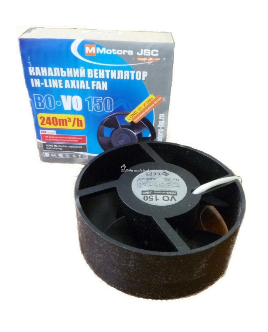 Вентилятор канальный mmotors bo 120/40 t жаростойкий (+150°с) dø120