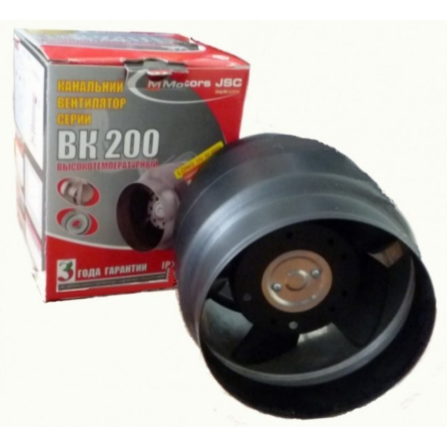 Высокотемпературный канальный вентилятор mmotors JSC ВК 200