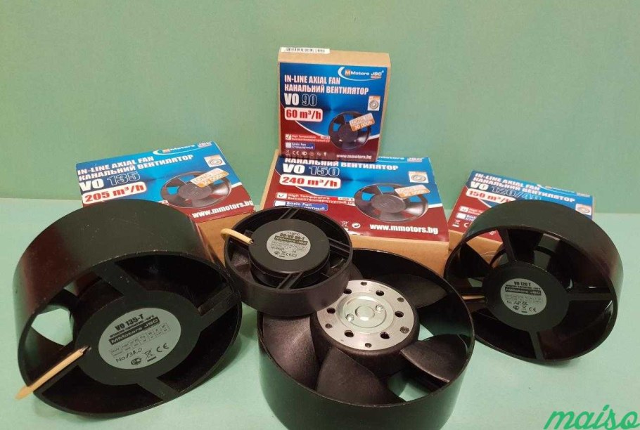 Жаростойкий вентилятор для мангала 250мм