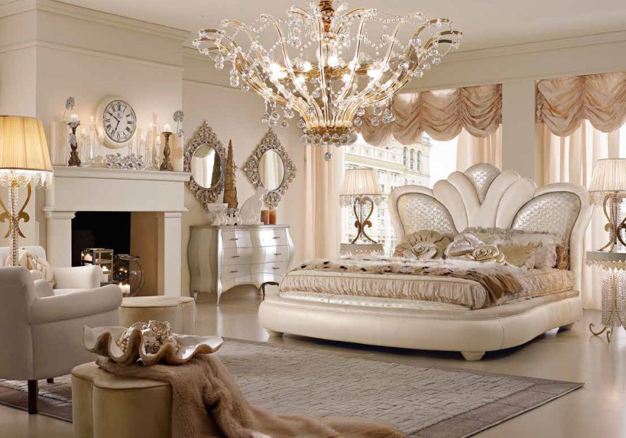 Спальни гарнитур королевском стиле