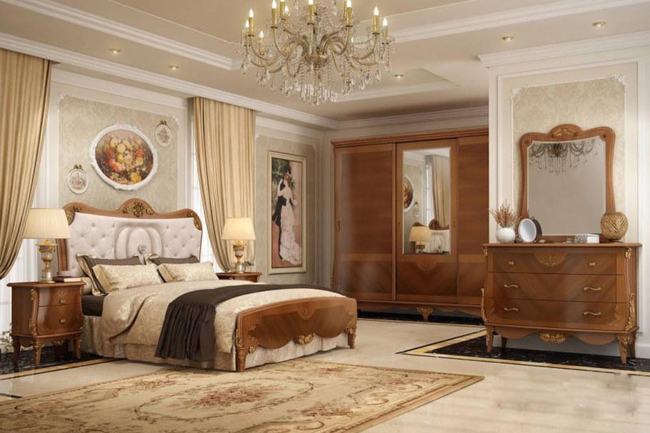 Ремонт спальной в итальянском стиле