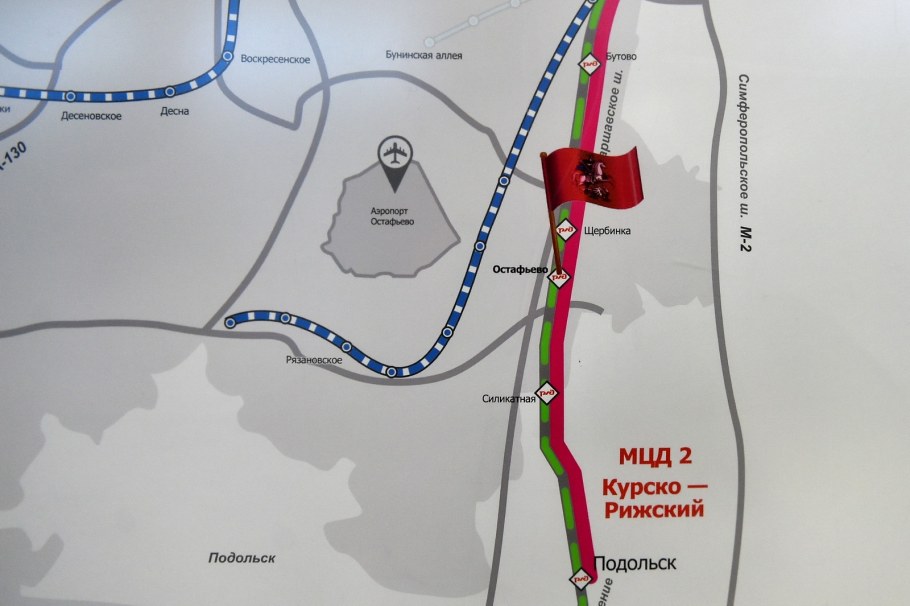 Станция Остафьево Щербинка