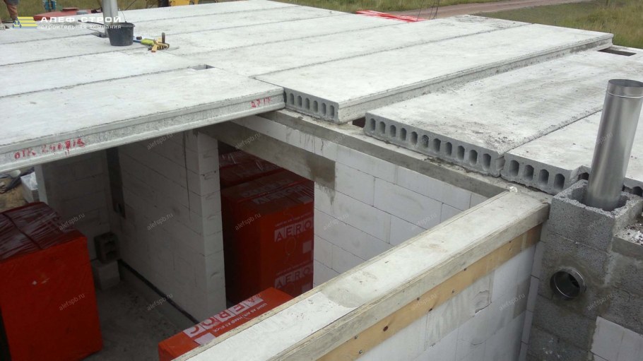 Плиты перекрытия на газобетон d400