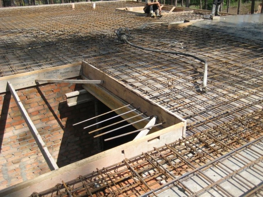 Плита перекрытия 2 этажа армирование