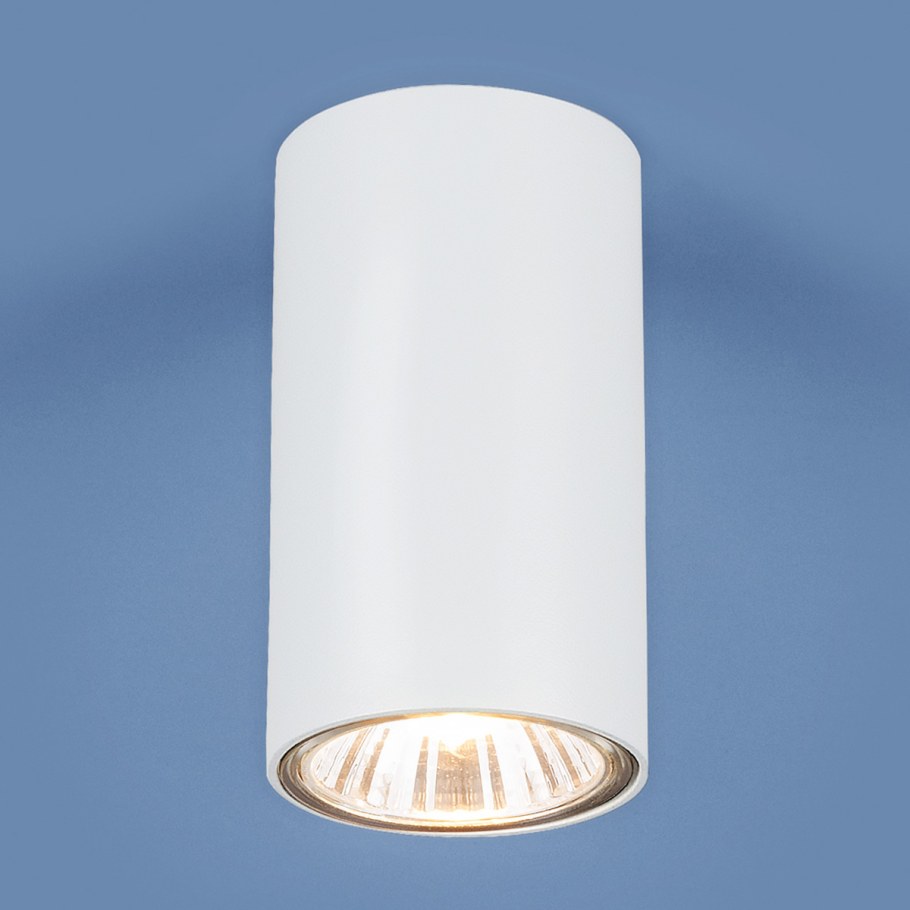 Накладной светильник gu10 WH белый Elektrostandard комплектация