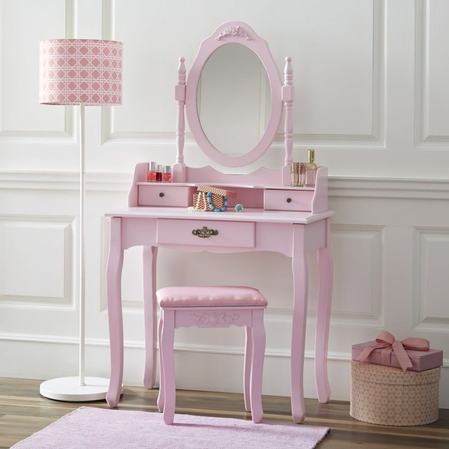 Детский туалетный столик деревянный