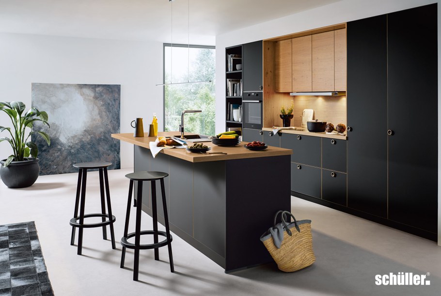 Schüller кухни черная лава цвет