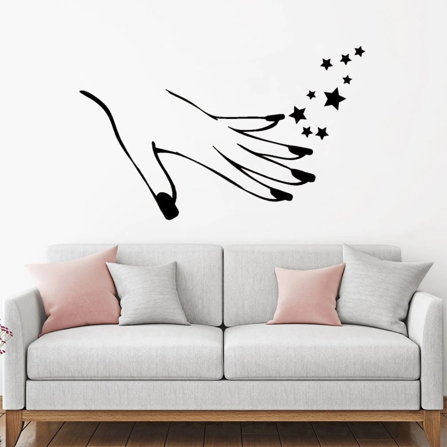 Интерьерные наклейки для гостиной