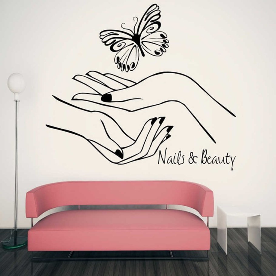 Наклейка на стену маникюрный салон