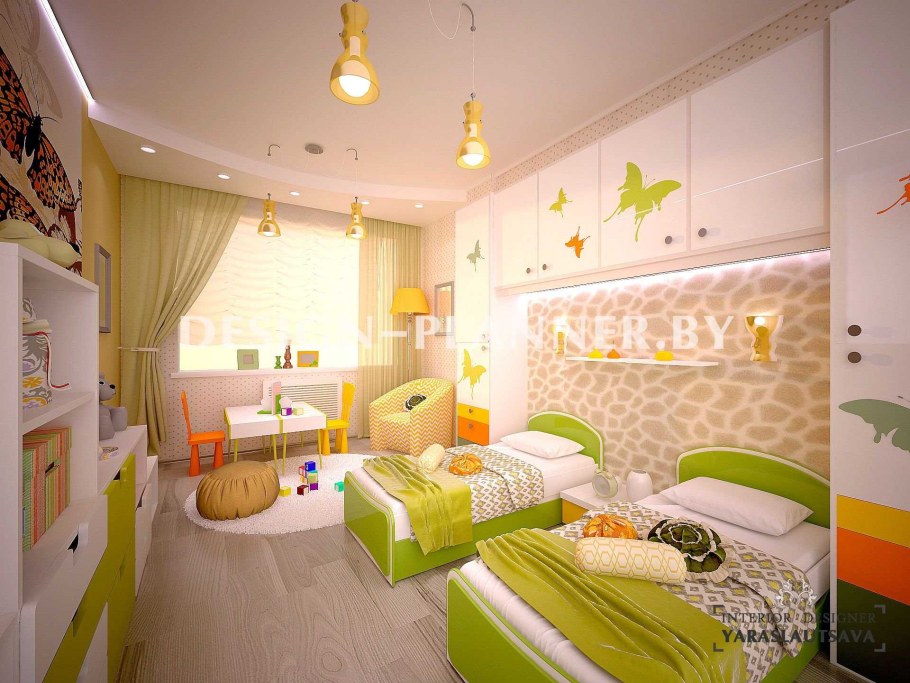 Детская комната для разнополых детей