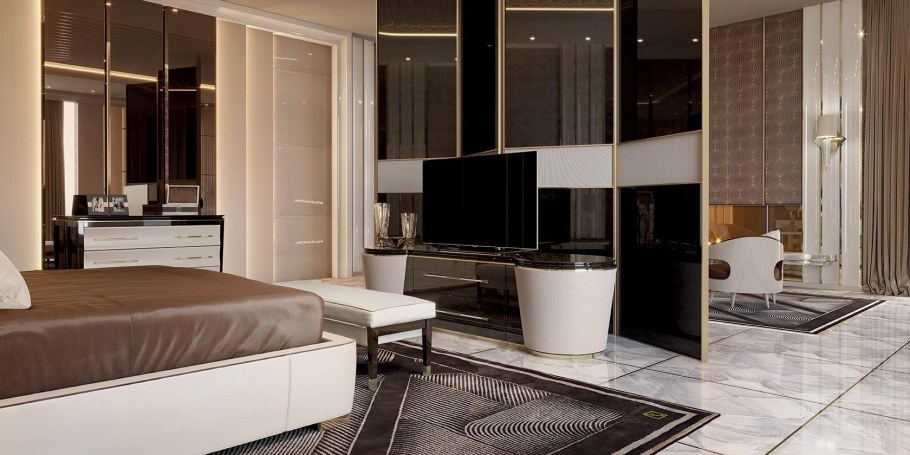 Мебель Turri спальня Noir комод