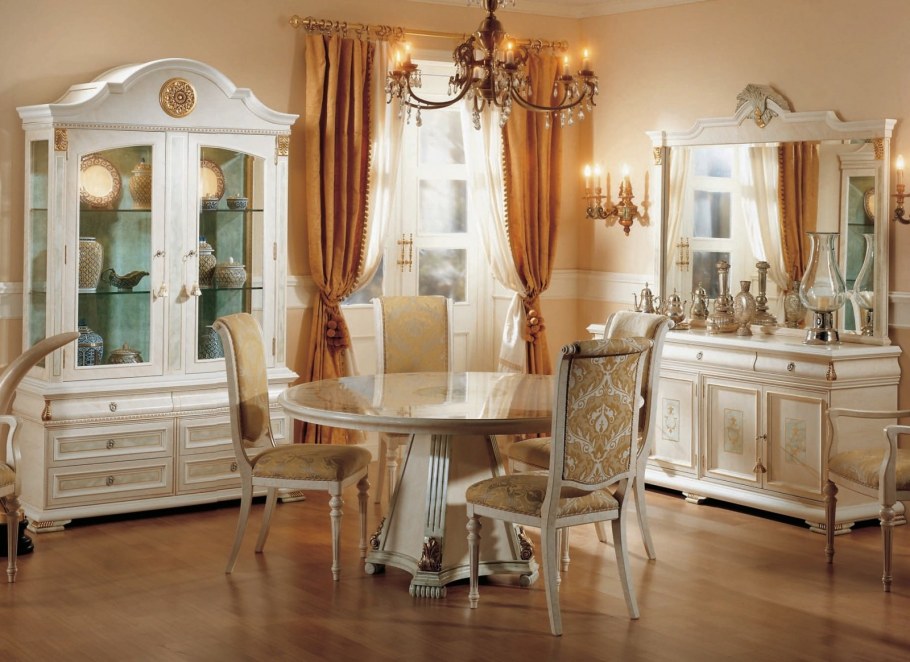 Испанская гостиная классика в Москва белая