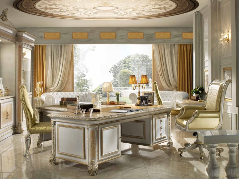 Роскошный интерьер кабинета