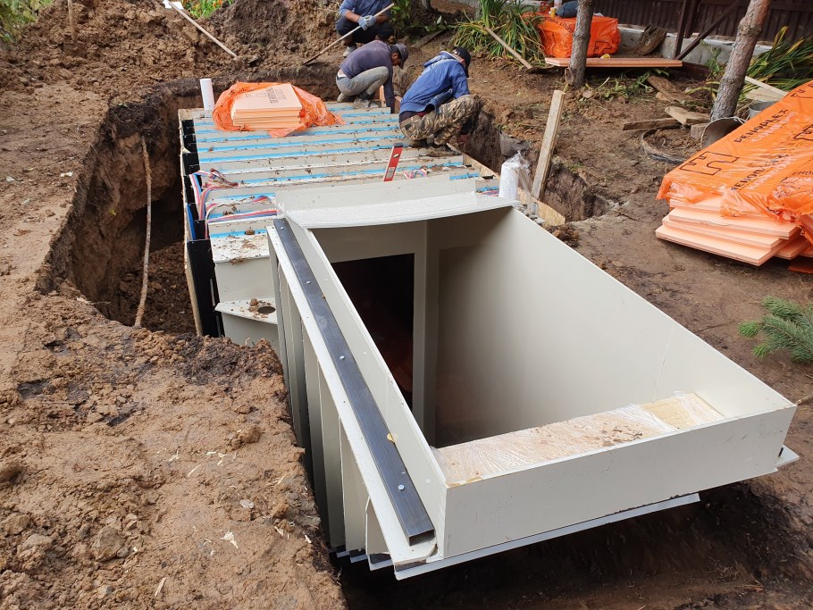 Пластиковый погреб 3х5