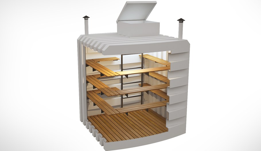 Пластиковые погреба Тритон 2х3м