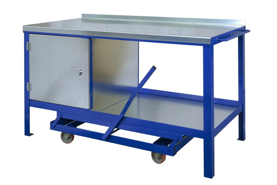 Верстак мобильный МВ-2т0104 на колесиках