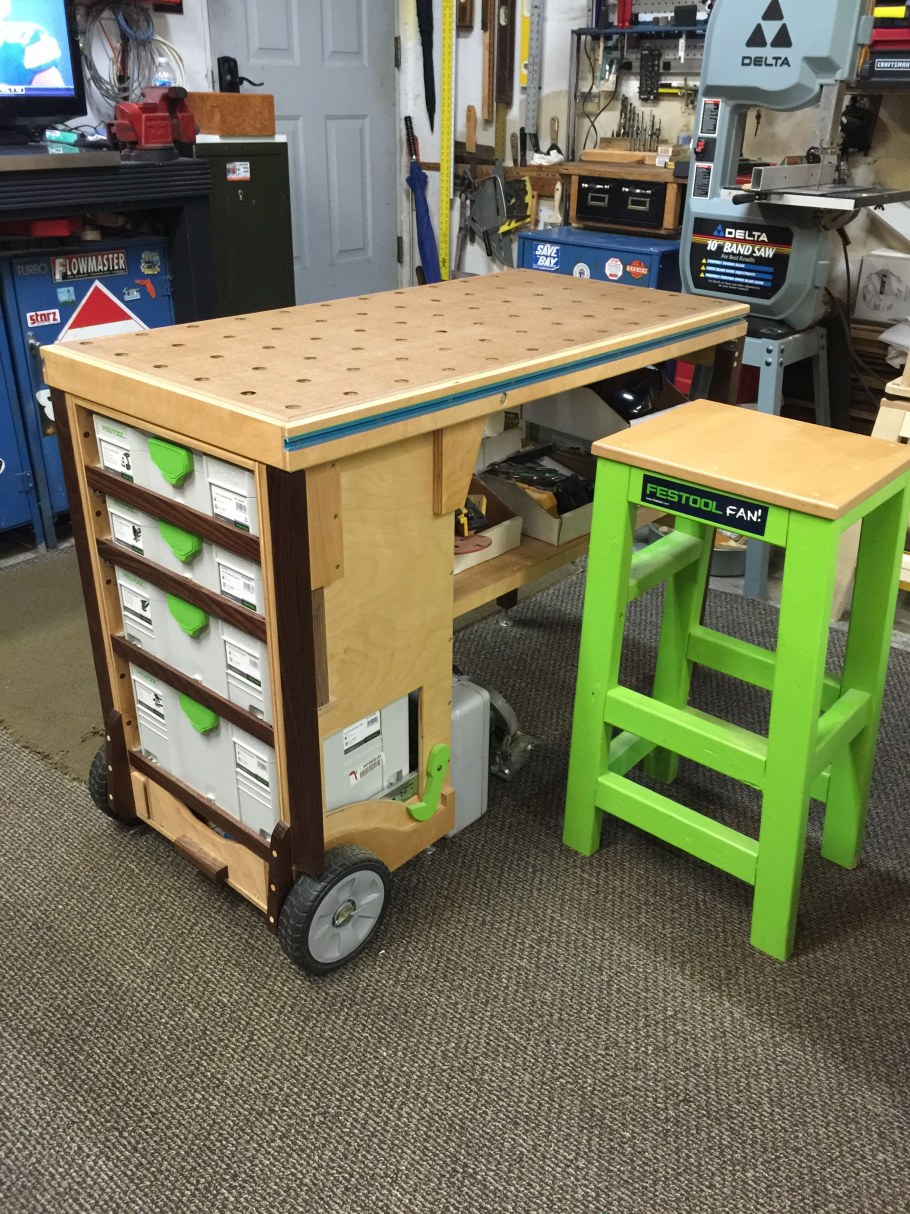 Верстак из тележки Festool
