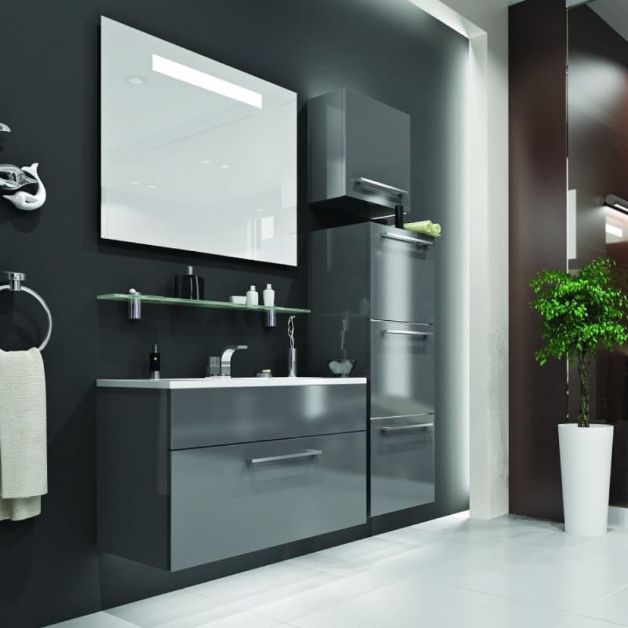 Мебельная раковина de Aqua кубика 80