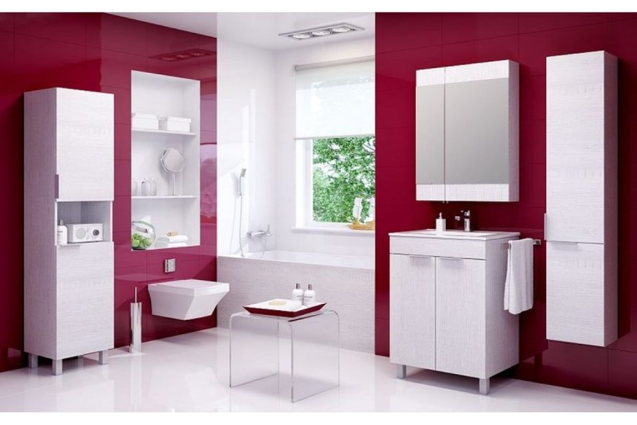 Зеркало-шкаф Aqwella Brig 60 седой дуб