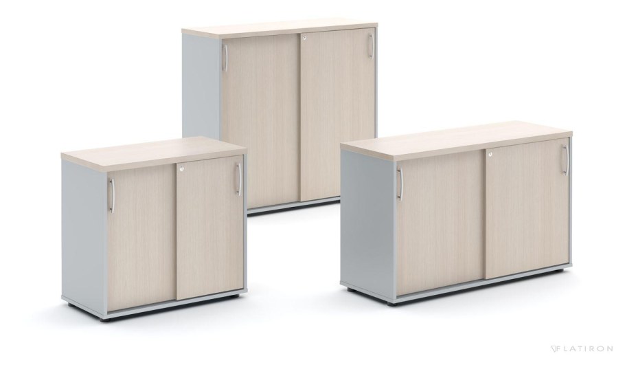 Тумба с раздвижными дверцами ш 110