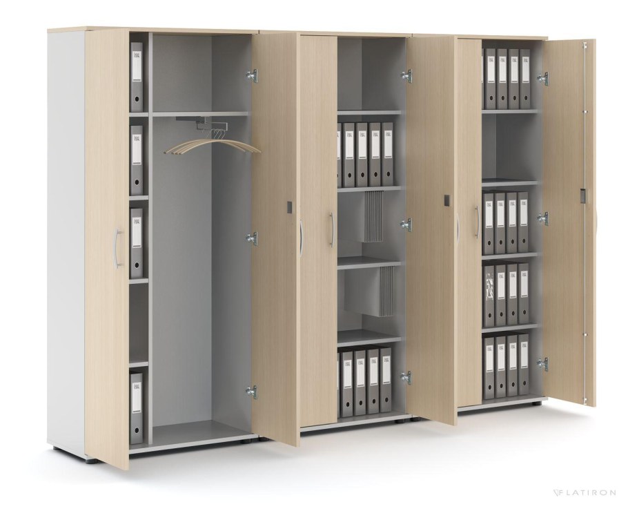 Шкаф офисный 3 секции ширина 2 метра