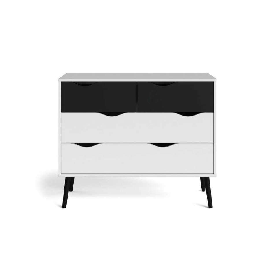 Комод Oslo Lazurit белый