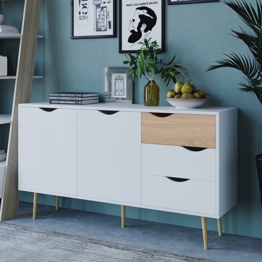 Буфет Осло лазурит