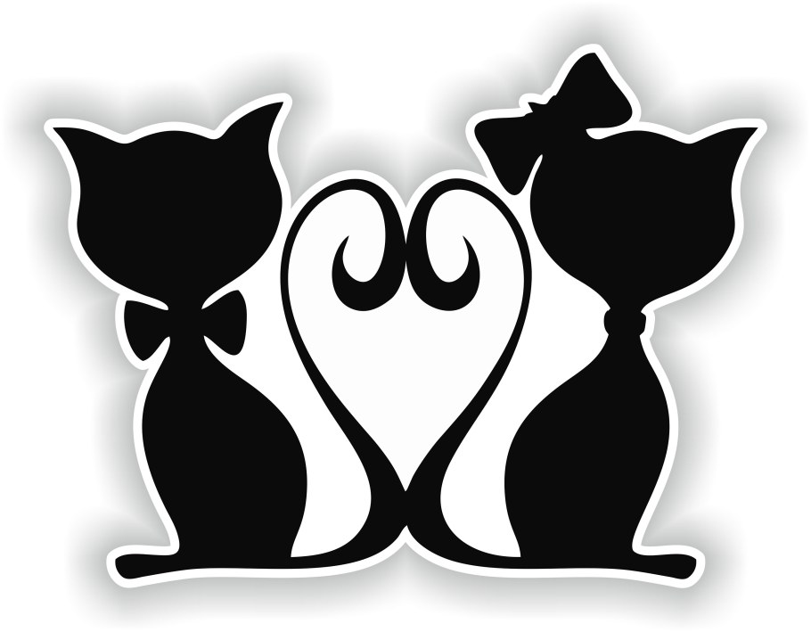 Трафареты кошек для декора