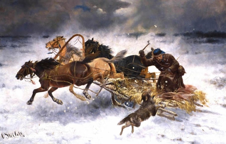 Тройка. Художник Константин Стойлов