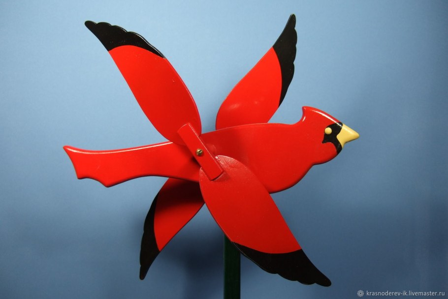 Флюгер с вертушкой