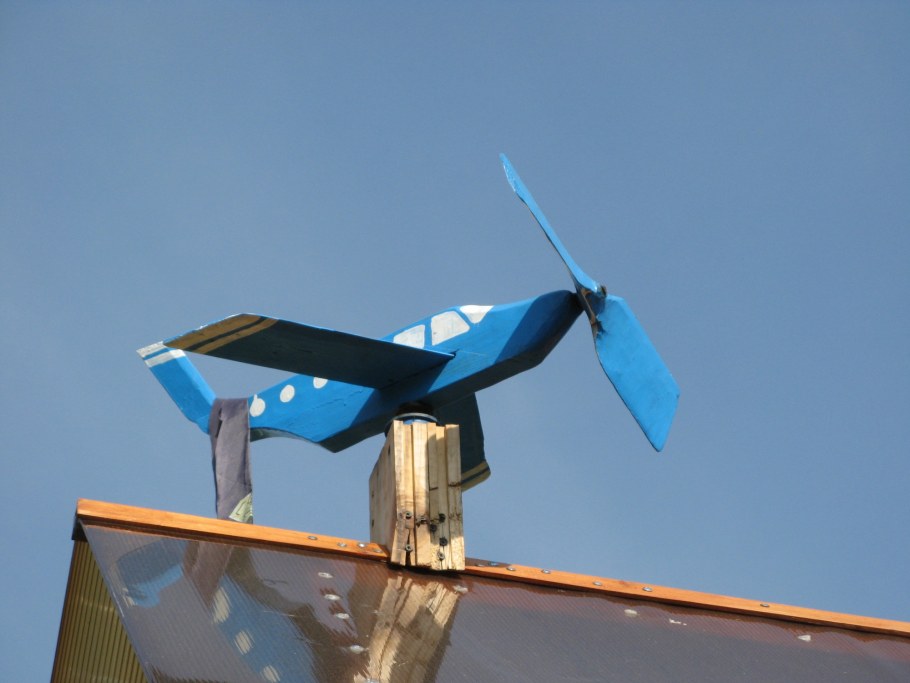 Флюгеры с пропеллером на крышу