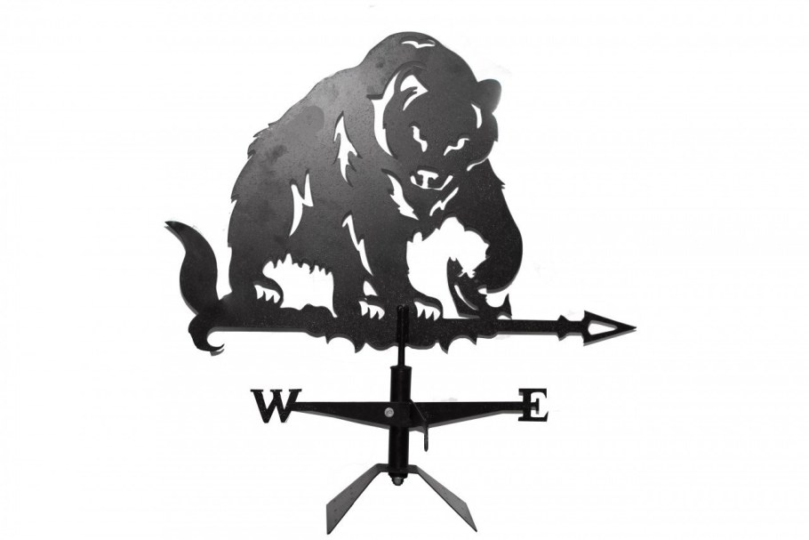 Флюгер на крышу "медведь"