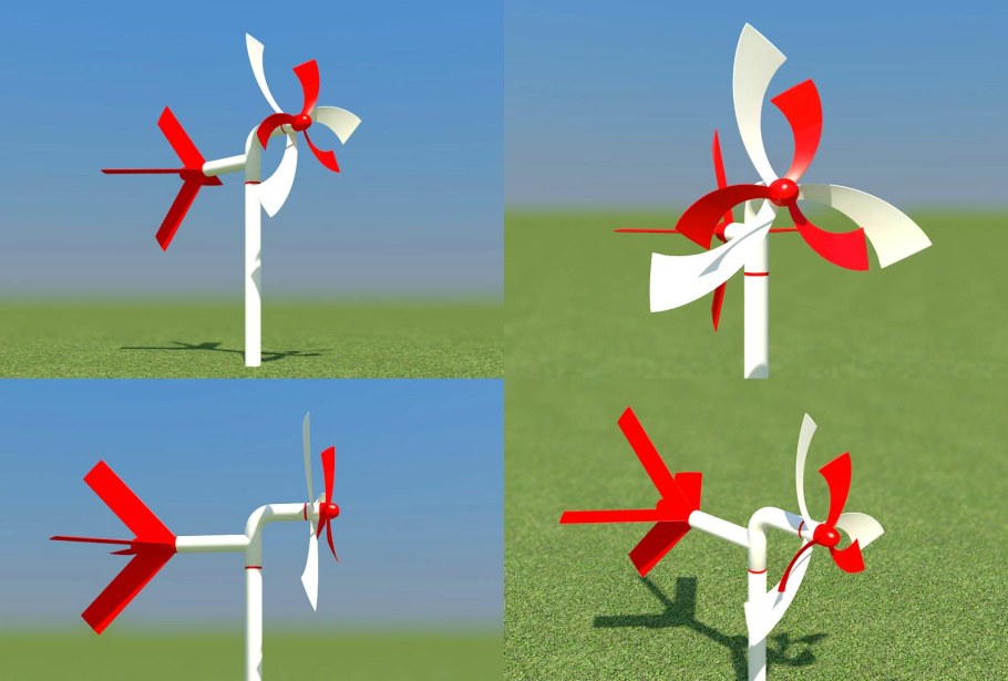 Флюгер с динамомашиной