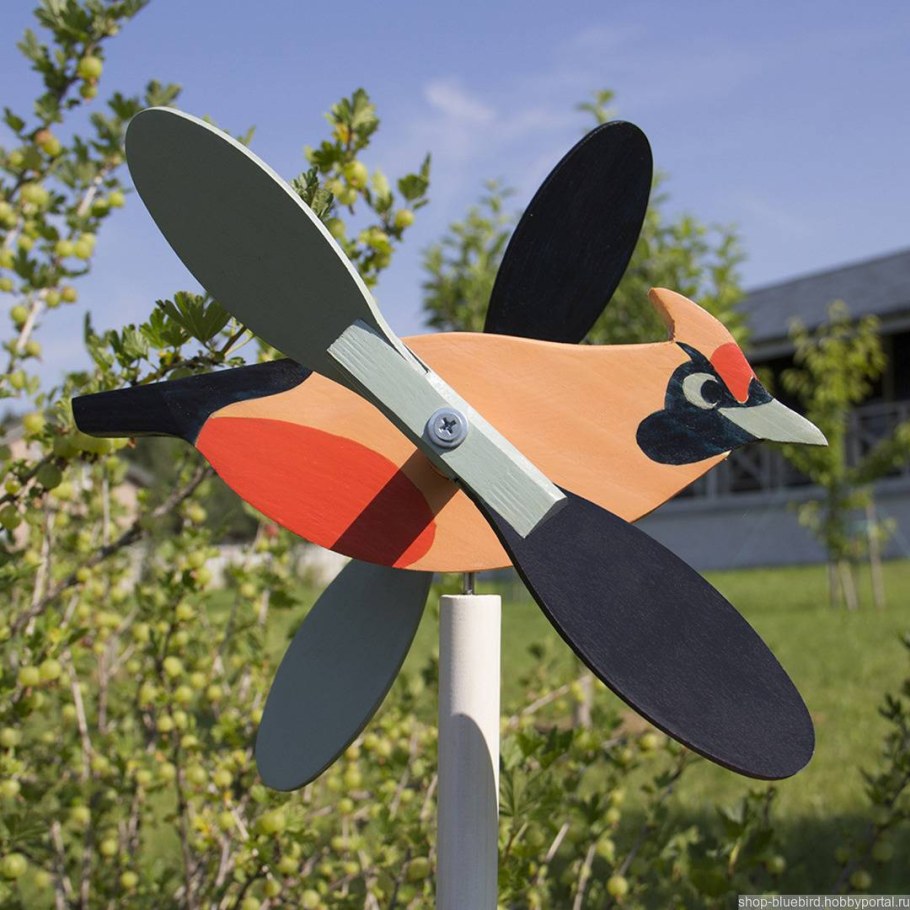 Флюгер с вертушкой