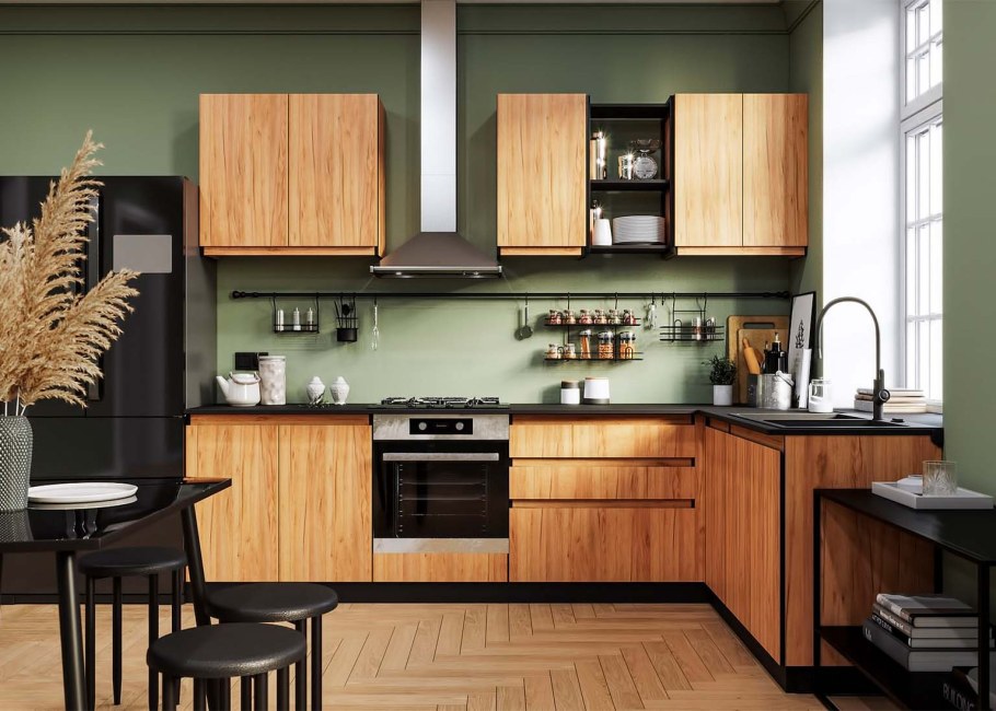 Кухня Соната дуб золотой