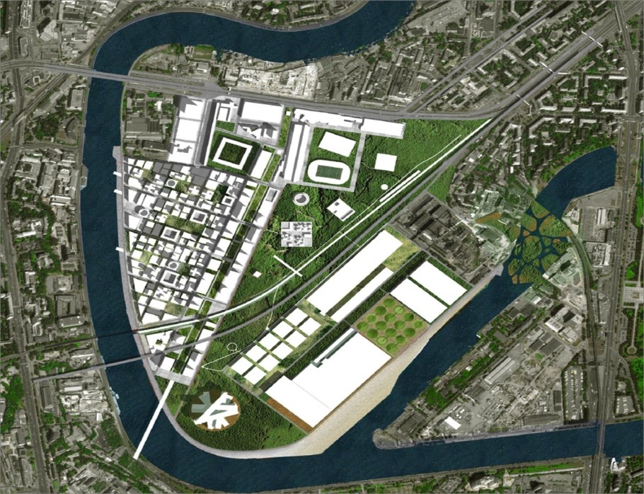 Территория завода ЗИЛ В Москве