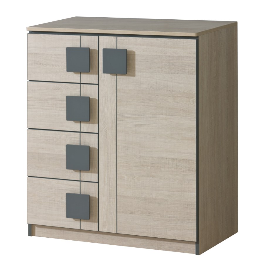 Шкаф с комодными ящиками