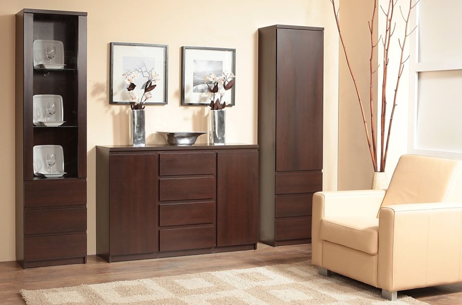 Шкаф с комодом в гостиную